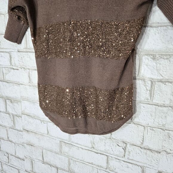 Express gold sequin sweater - Picture 5 of 14